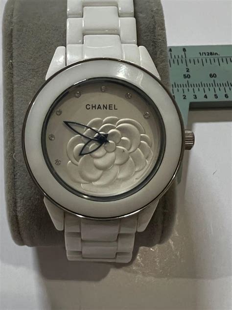 chanel camellia ceramic watch|Chanel ceramic watch price.